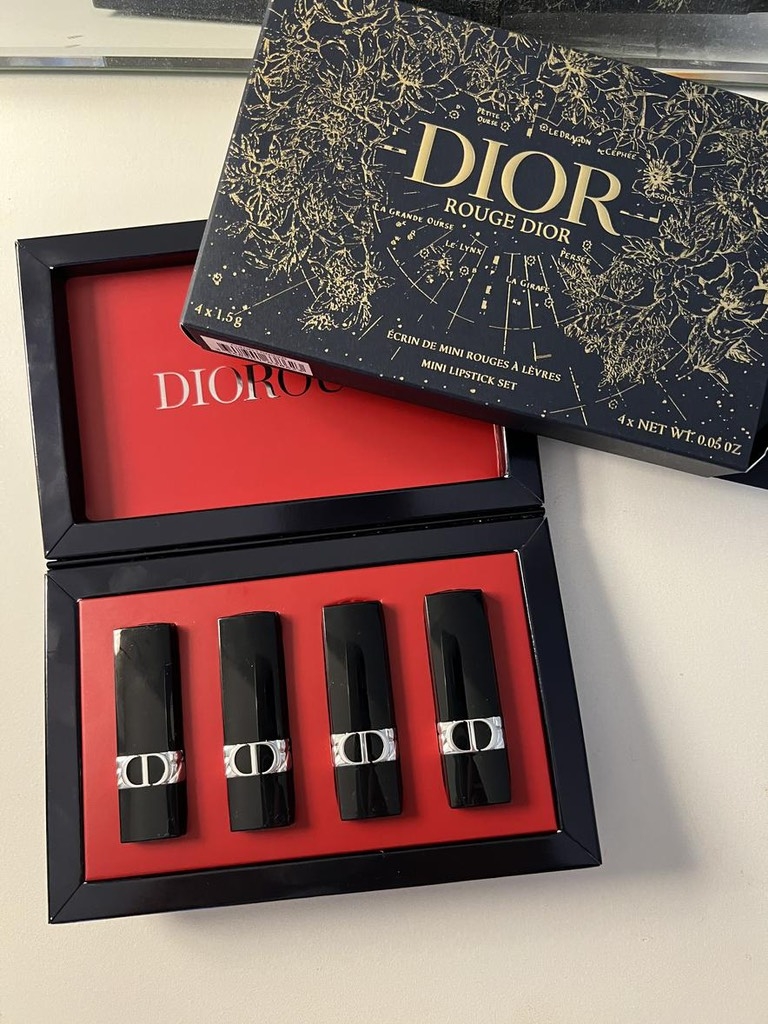 Trying on the Dior Rouge Dior Mini Lipstick Set This holiday kit is   TikTok