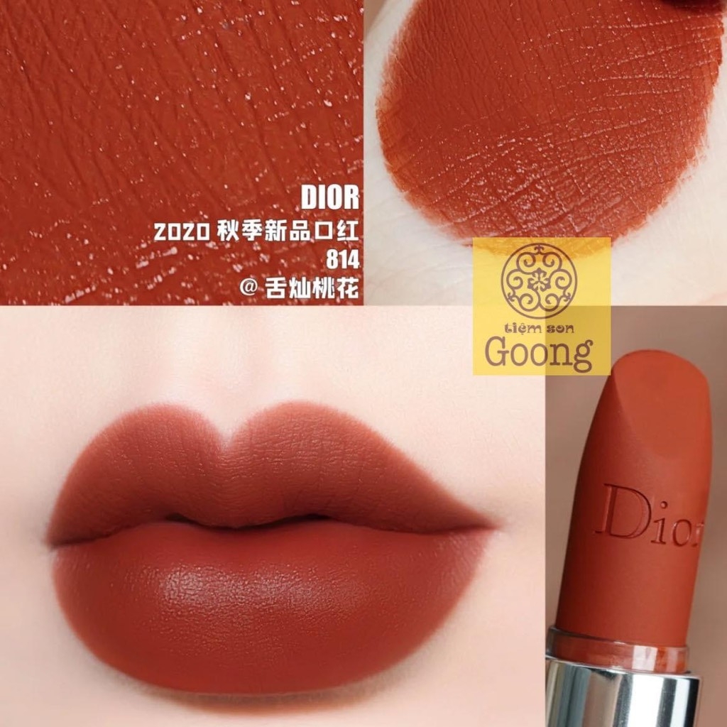 Son Dior 634 Rouge Orange  Cam Cháy MỚI NHẤT Dior Rouge Matte