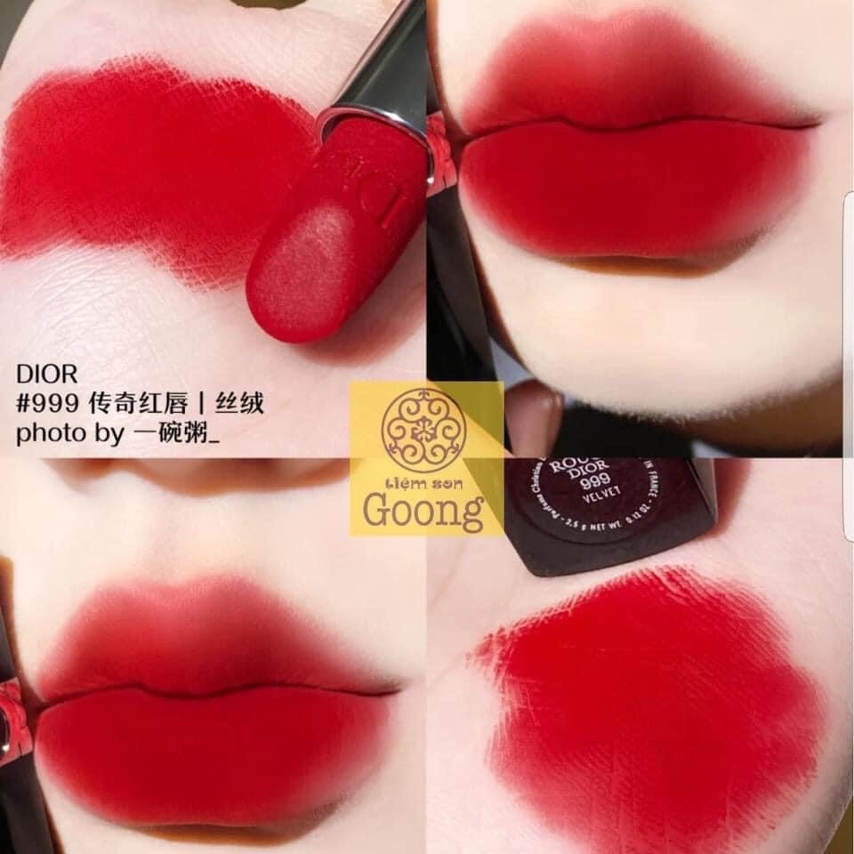 Son môi Dior Rouge 999 Matte mini màu đỏ tươi chính hãng son mini size  15g  Trang điểm môi  TheFaceHoliccom