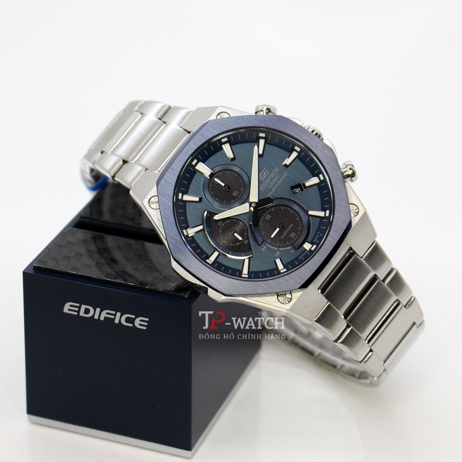 EDIFICE EFS-S570DB-2A SAPPHIRE CRYSTAL DÂY THÉP | SIÊU MỎNG | EFS-S570DB- 2AUDF