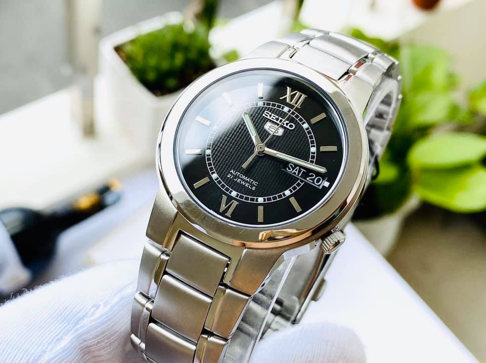 Đồng Hồ Nam Dây Thép SEIKO Automatic SNKA23K1 | Kính Hardlex