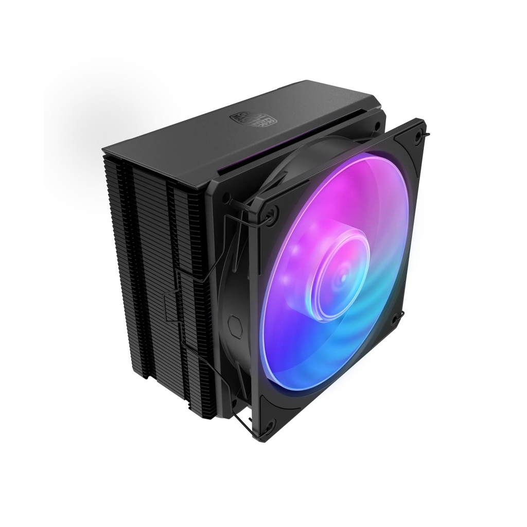 Tản nhiệt khí Cooler Master Hyper 212 3DHP Black ARGB (2 ống 3DHP, quạt 120mm, ARGB Gen 2, đen) - MAY-T2HP-217PA-R1