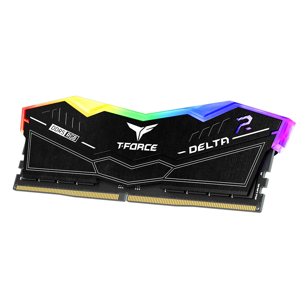 Ram PC TeamGroup T-Force Delta RGB (32GB, DDR5, 6000MHz, Black)