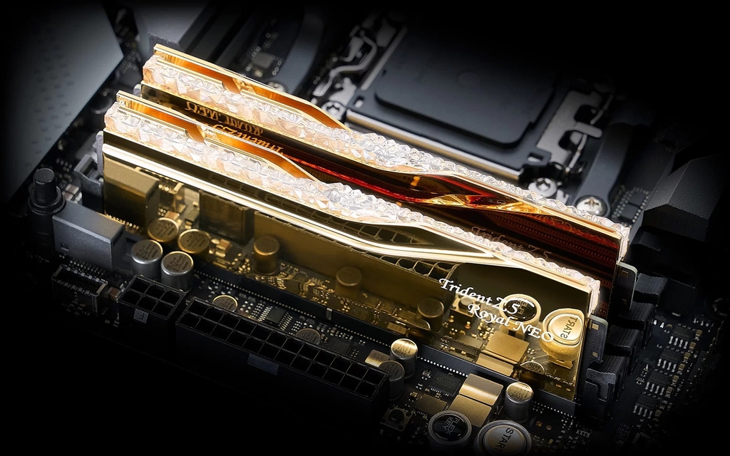 RAM PC G.SKILL Trident Z5 Royal Neo RGB F5-6000J3036F48GX2-TR5NS (96GB (2x48GB), DDR5-6000, CL30, bạc)