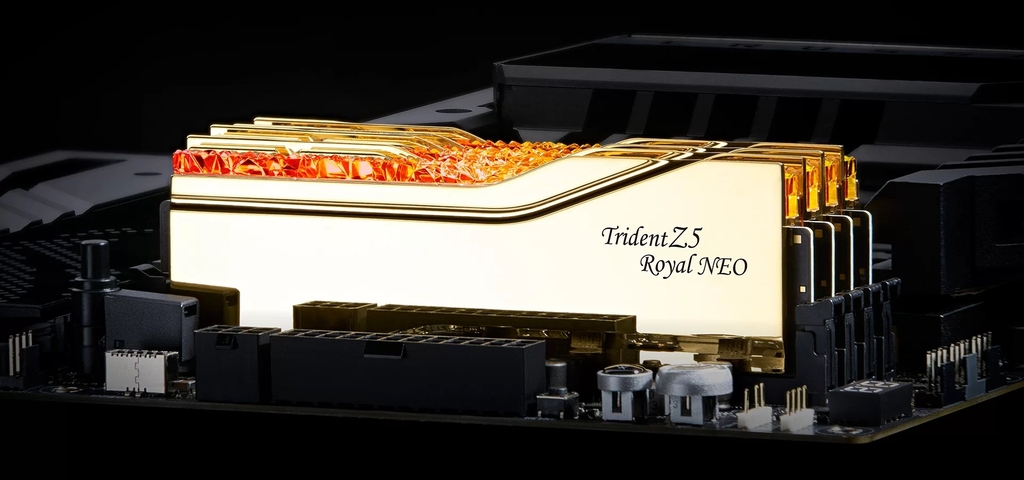 RAM PC G.SKILL Trident Z5 Royal Neo RGB F5-8000J4048G24GX2-TR5NS (48GB (2x24GB), DDR5-8000, CL40, bạc)