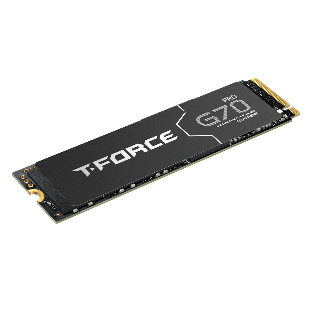 SSD TeamGroup T-Force G70 PRO 2TB M.2 PCIe 4.0 NVMe Gen4x4 DRAM Cache (7,400 MB/s - 6,800 MB/s)