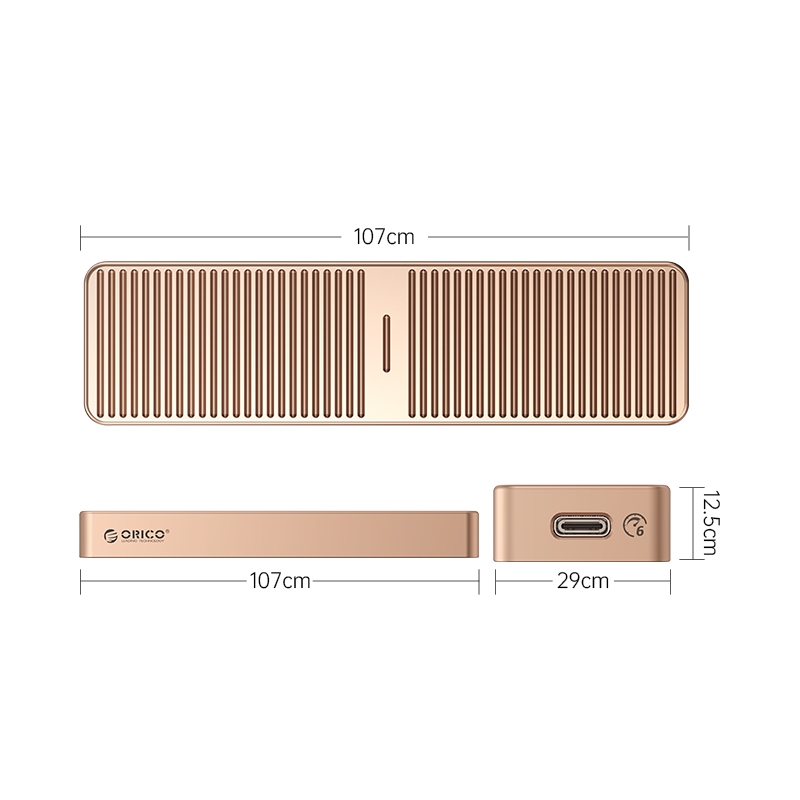 Hộp đựng ổ cứng SSD ORICO M.2 NGFF SSD (M221C3-BP) - Tốc độ 6Gbps.