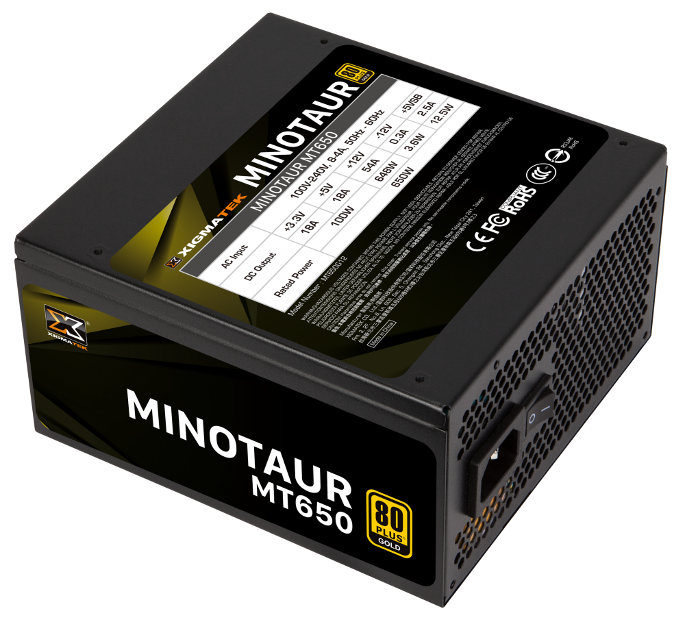 Nguồn XIGMATEK MINOTAUR MT650 - 650W - EN42333