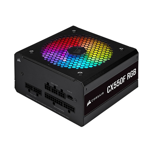 Nguồn Corsair CX550F RGB Black 80 Plus Bronze CP-9020216-NA