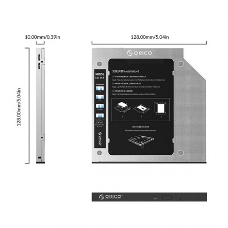 Khay ổ cứng Laptop (Caddy bay) 2.5