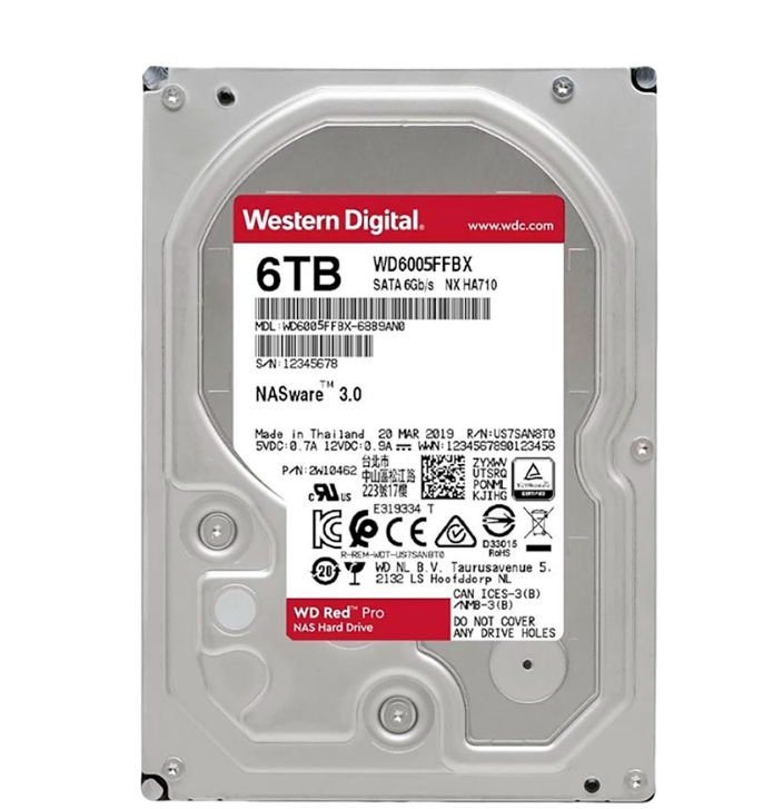 HDD WD Red Pro 6TB 3.5 inch SATA III 256MB Cache 7200RPM WD6005FFBX
