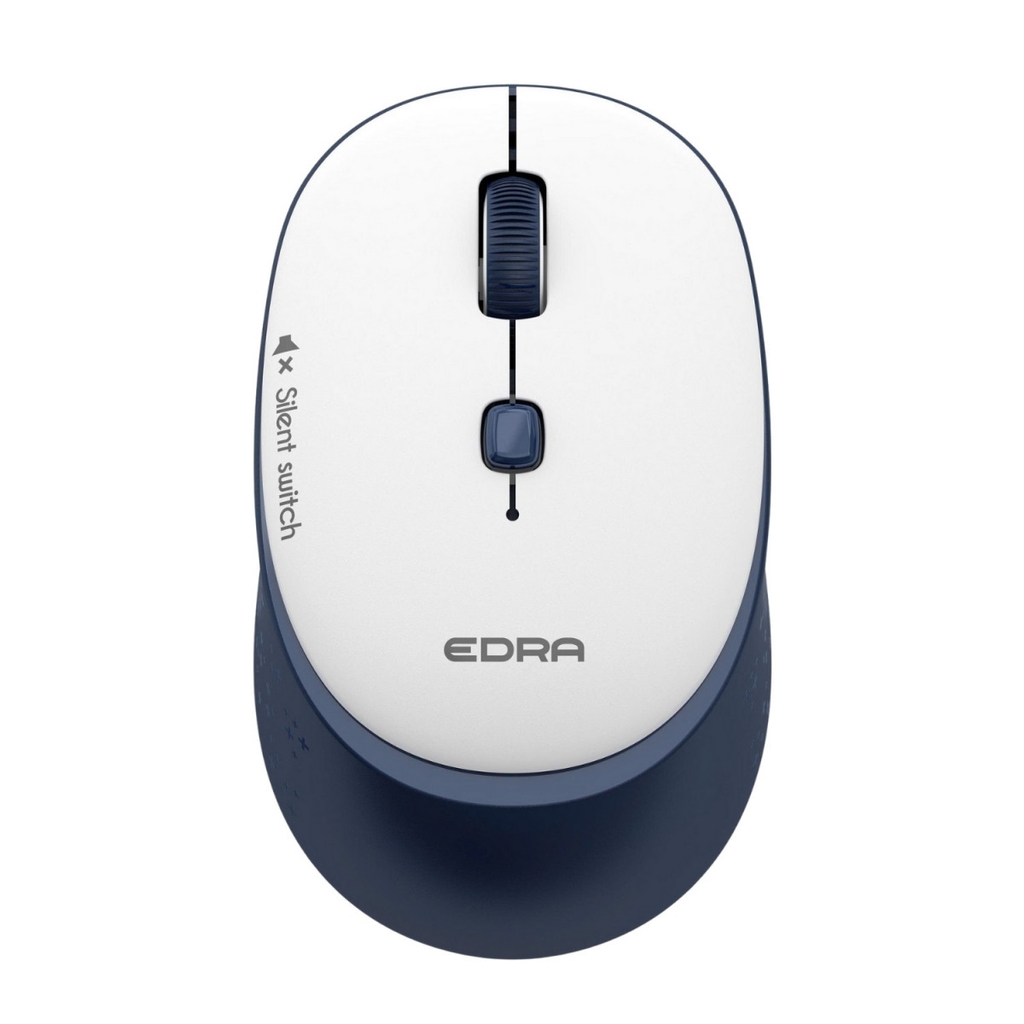 Chuột không dây E-DRA EM610W (Wireless 2.4GHz, 1000/1200/1600 DPI, Silent Switch)