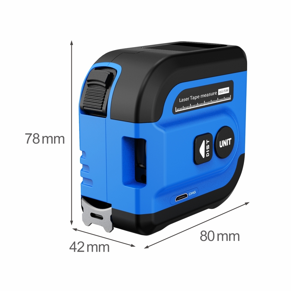 Thước đo laser & thước dây NOYAFA NF-2260L (Laser 60m, thước dây 5m, ±2mm)