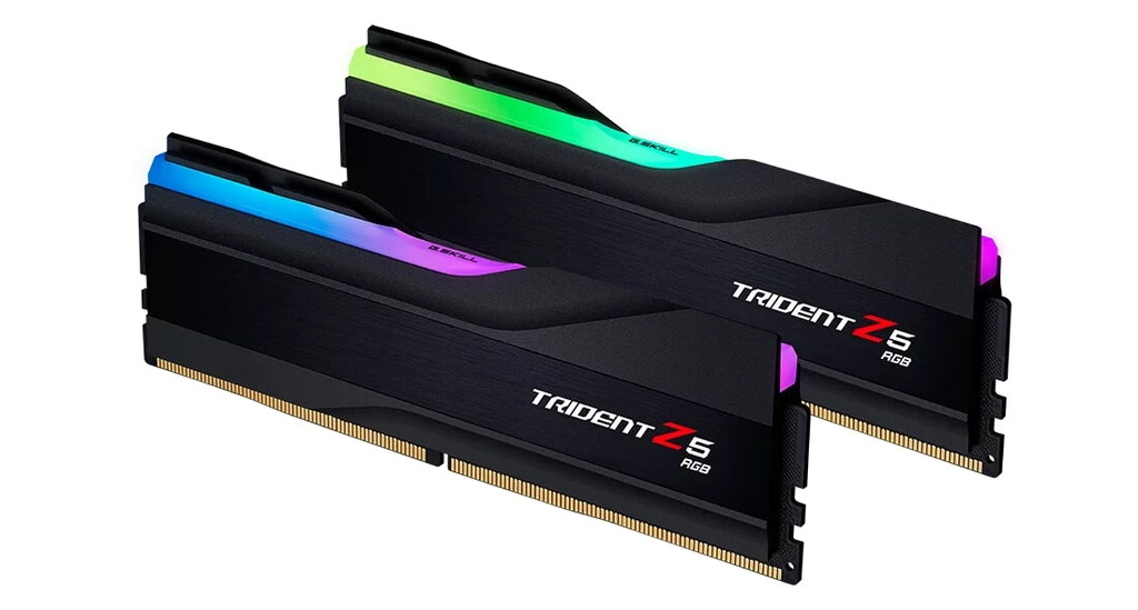 RAM PC G.SKILL Trident Z5 RGB F5-5600J4040C16GX2-TZ5RK (32GB DDR5, 5600MT/s, CL40, Intel XMP 3.0, đen)