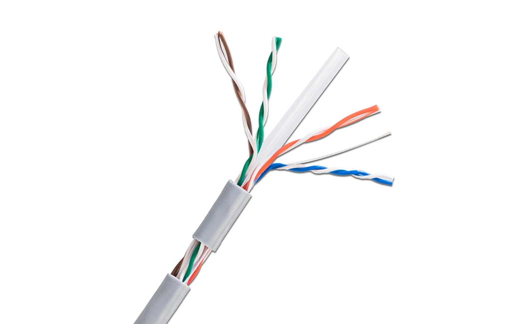 Cáp mạng APTEK Cat.6 UTP Copper 24AWG 305m (Xám/Xanh)