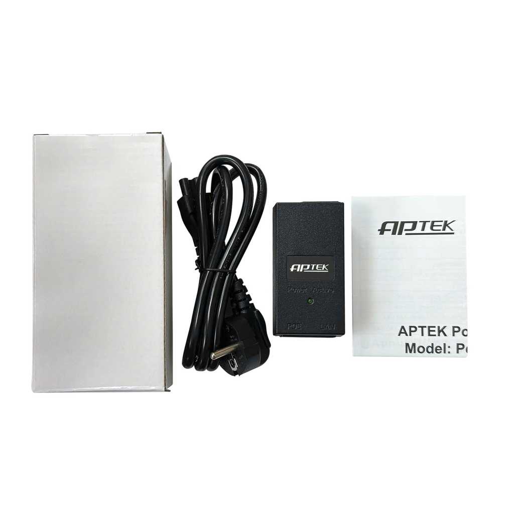 PoE Injector APTEK AP-POE48-GE 48V 25W Gigabit