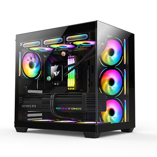 Vỏ case Bể cá HUNTKEY S980 - White/Black