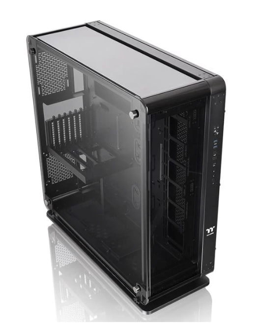 Thùng máy Thermaltake Core P8 Tempered Glass Full Tower Chassis - Black không Fan