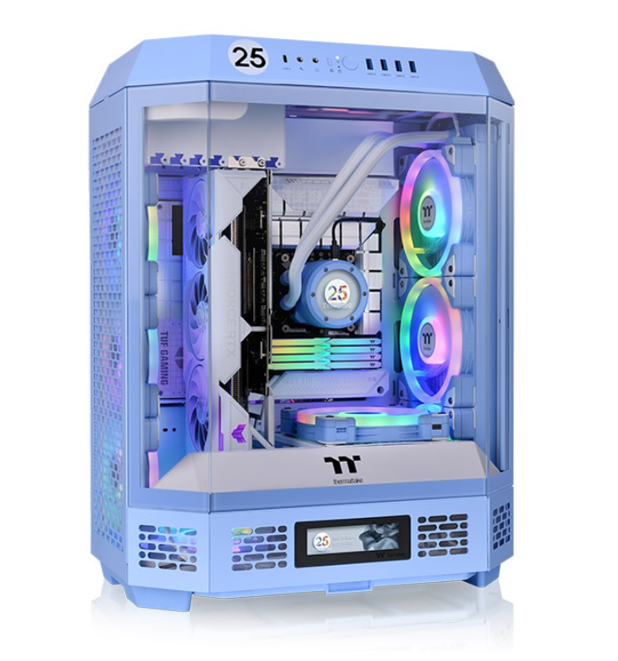 Case Thermaltake Tower 600 - Colors (ATX/Mid Tower/2 Fan)- có sẵn 2 Fan Led