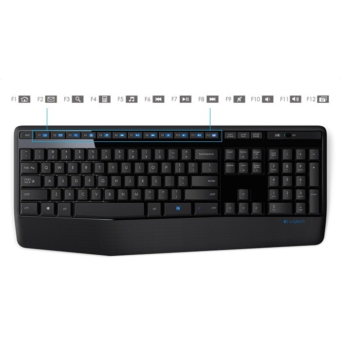 Bộ bàn phím chuột không dây Logitech MK345 Wireless