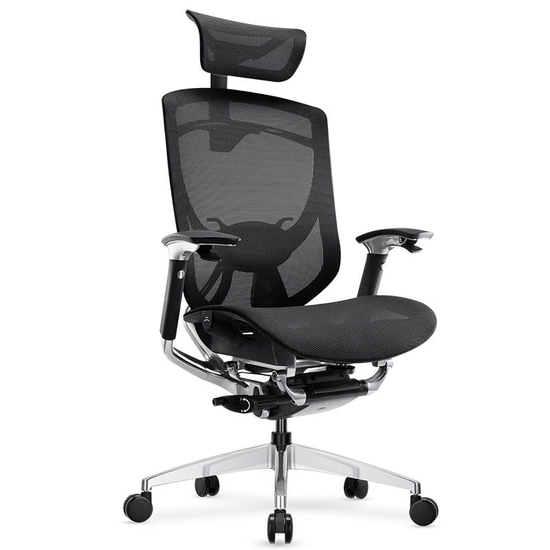 Ghế Công Thái Học Ergonomic IFIT Smile ( Đen / Xám)
