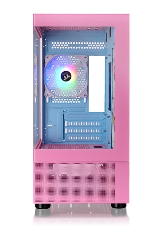 Thùng máy Thermaltake View 170 TG ARGB Snow Micro Chassis - Pink - có sẵn 3 Fan Led