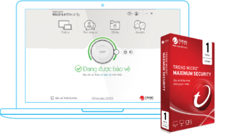 Phần mềm diệt virut Trend Micro Maximum Security 1PC