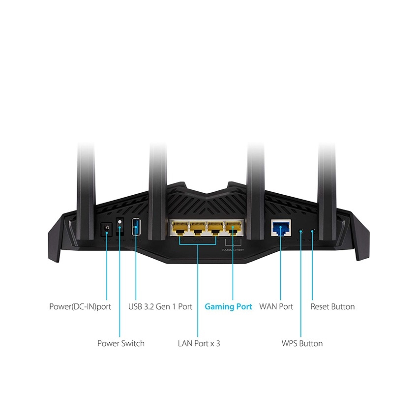 Router Gaming ASUS RT-AX82U (Wifi 6, AX5400)