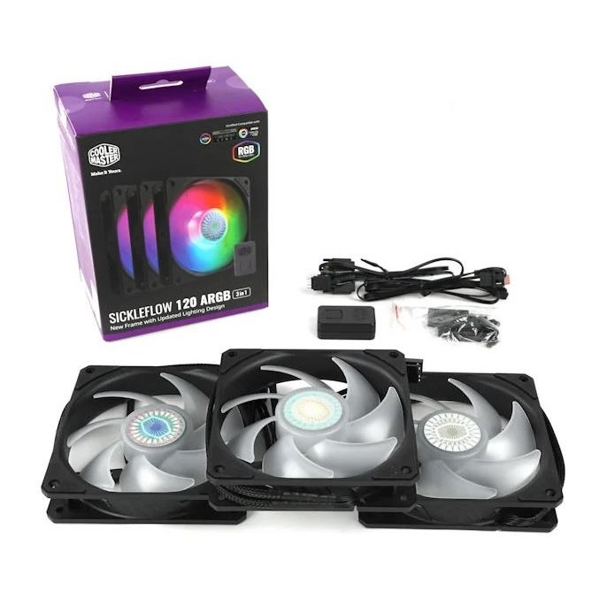 Fan Case Cooler Master SickleFlow 120 ARGB 3 in1