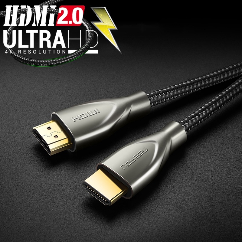Cáp HDMI 2.0 Dài 5M Carbon Ugreen 50110 Hỗ Trợ 3D 4K60Hz