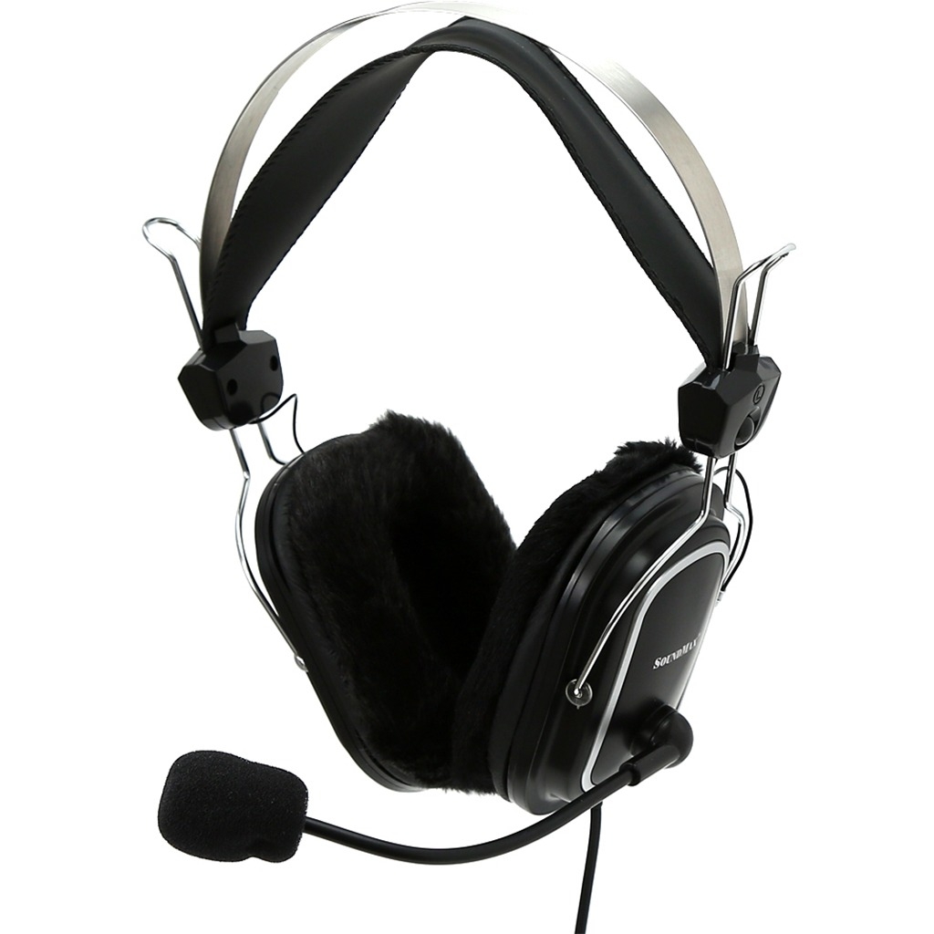 Tai nghe Over-ear SoundMAX AH 304 (Đen)