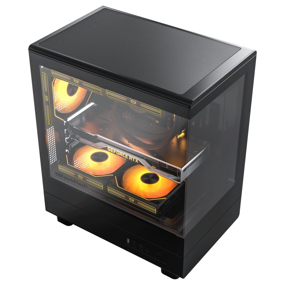 VỎ CASE DARKFLASH DB330M MESH BLACK (M-ATX, CHƯA FAN)