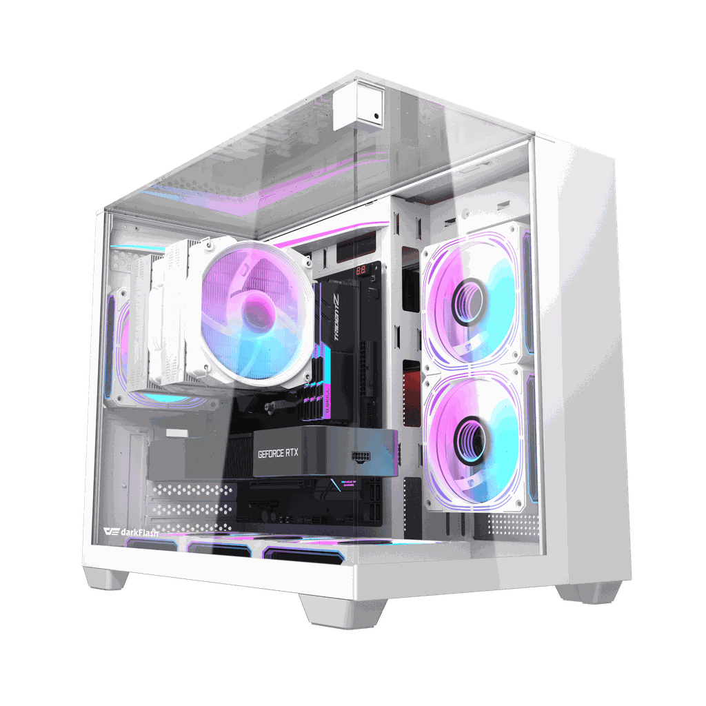 Vỏ case DARKFLASH TH285M White (Full M-ATX)