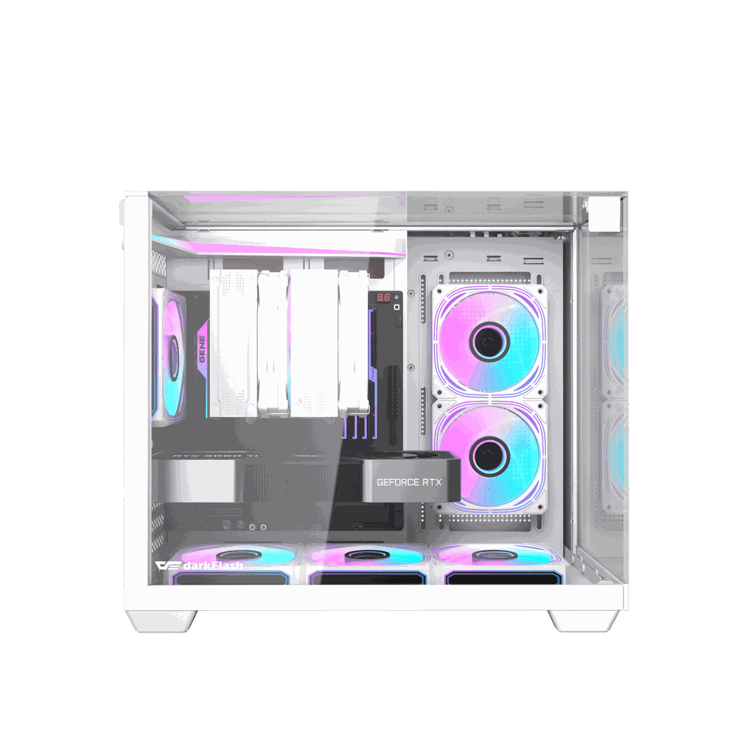 Vỏ case DARKFLASH TH285M White (Full M-ATX)