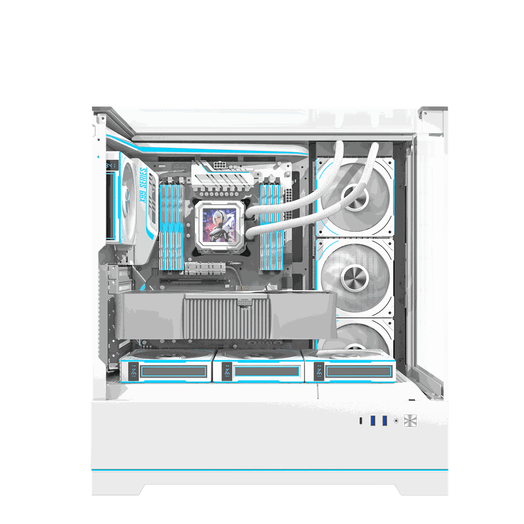 Vỏ case DARK FLASH DY450 PRO WHITE