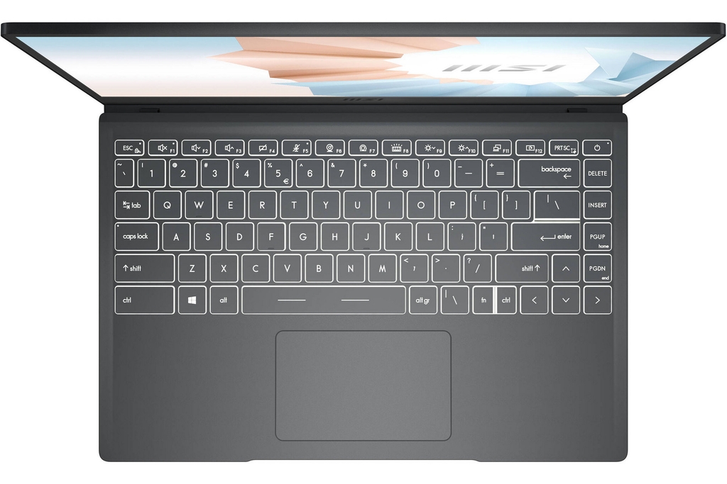 Laptop MSI Modern 14 B11MOU-848VN (Core i7-1195G7 | 8GB | 512GB | Intel® Iris® Xe | 14 inch FHD | Win 10 | Gray)