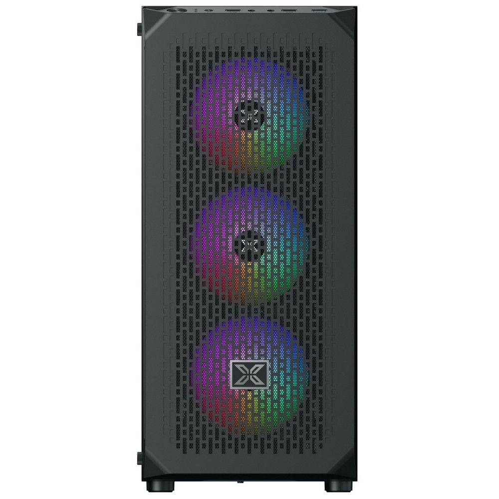 Thùng máy Case XIGMATEK Sky 3F - Đen, Kèm 3 fan RGB (EN42157)