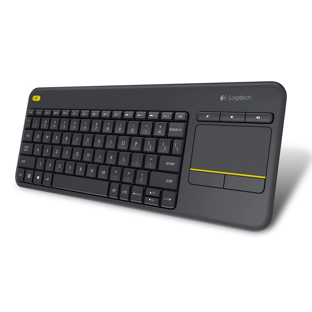 Bàn Phím Không Dây Logitech K400 Plus Touchpad Đen (920-007165)