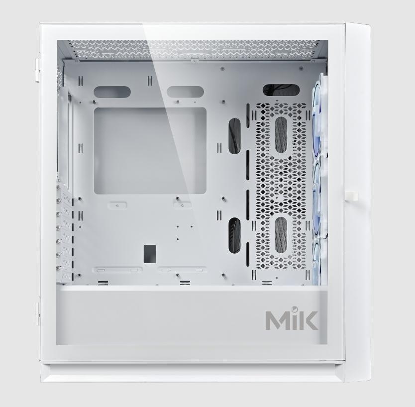 Vỏ case MIK STORM 360 WHITE sẵn 3 FAN