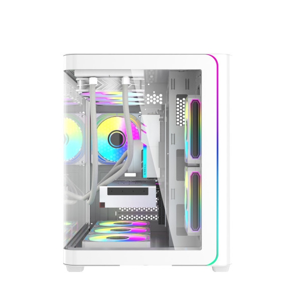 VỎ CASE DARKFLASH L285M WHITE (M-ATX ,ITX/RAD 360/KHÔNG FAN)