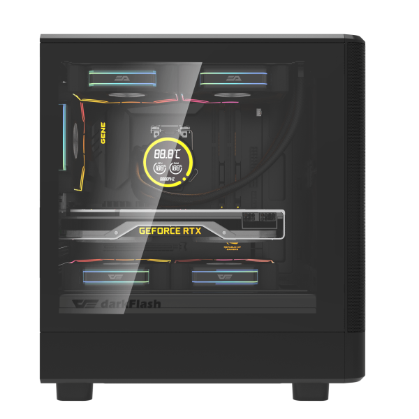 VỎ CASE MÁY TÍNH DARKFLASH DB330M MESH (M-ATX, CHƯA FAN)