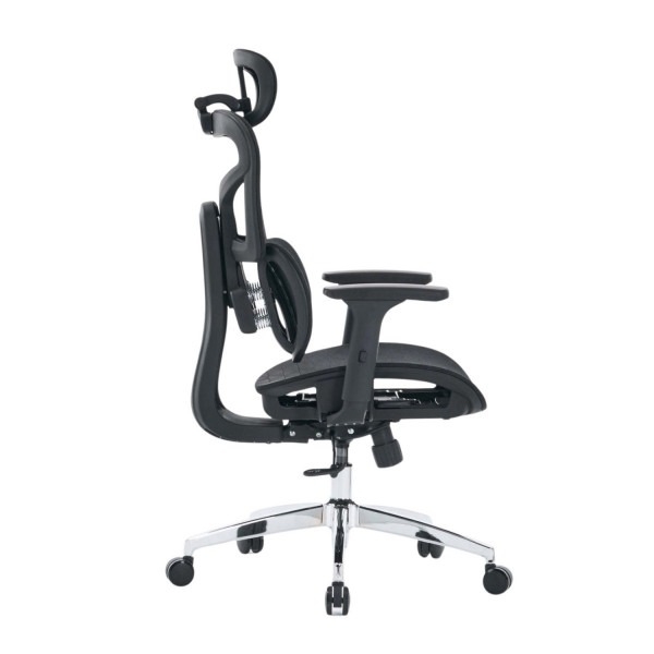 Ghế công thái học EDRA EEC226 (Full lưới, kê tay 3D, ngả 135°, đen)