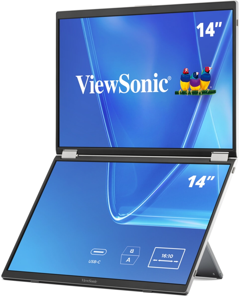 Màn hình kép di động ViewSonic VG1457 (2×14