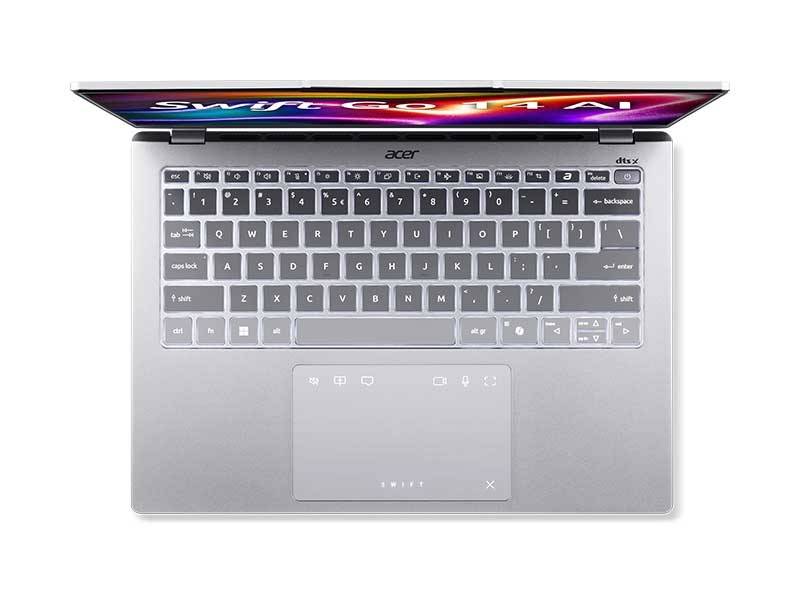 Laptop Acer Swift Go SFG14-74T-55HD NX.JF9SV.001 (Ultra 5 225H/ Ram 16GB/ SSD 1TB/ Touch/ Windows 11 Home/ 1Y/ Xám)