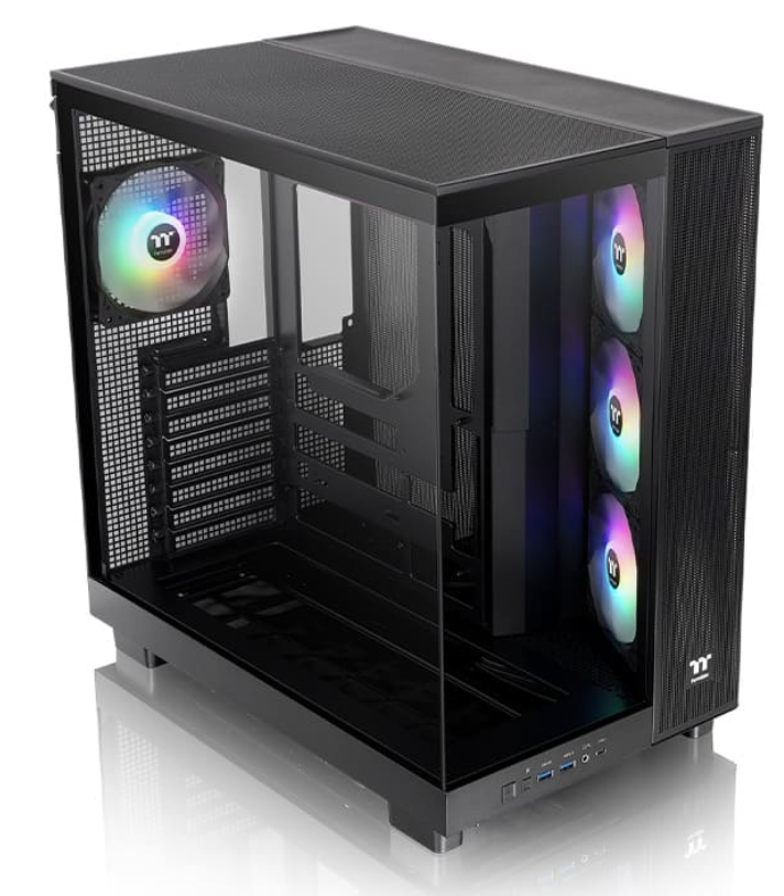 Vỏ Case Thermaltake View 380 XL ARGB Black sẵn 4 Fan