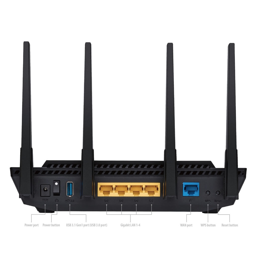 Router Gaming ASUS RT-AX58U Wifi 6 - AX3000