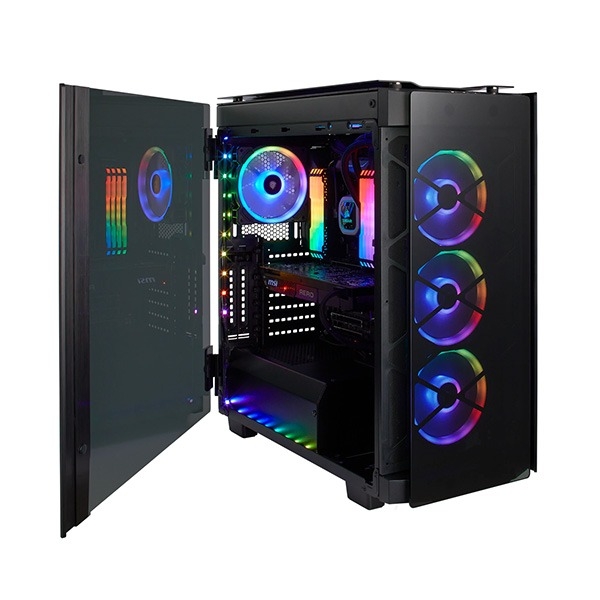Case Corsair Obsidian Series 500D RGB - Kính cường lực (CC-9011139-WW) Sẵn 3 Fan Led