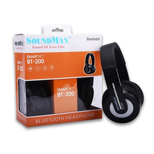 Tai nghe không dây On-ear SoundMAX BT200 (Đen)