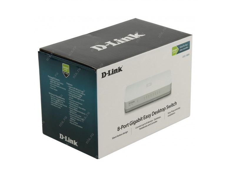 Thiết bị chia mạng Dlink DGS-1008A