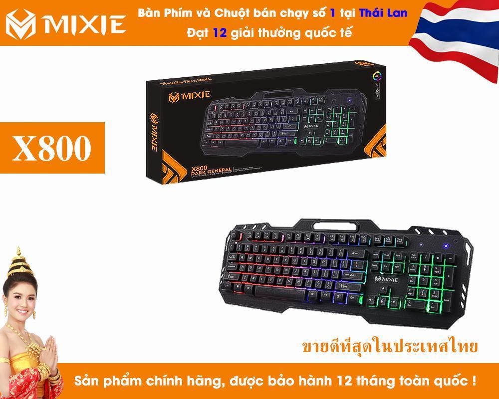 BÀN PHÍM GAMING GIẢ CƠ MIXIE X800